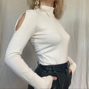 Boston Proper Cold Shoulder TurtleNeck